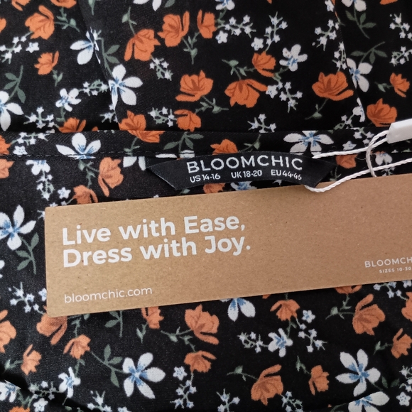 Bloomchic Women's Midi Length Dress Size 14-16 - Picture 9 of 11